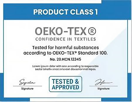OEKO-TEX® CONFIDENCE IN TEXTILES OEKO-TEX® CONFIDENCE IN TEXTILES