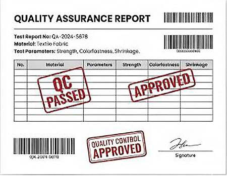 QUALITY ASSURANCE REPORT QUALITY ASSURANCE REPORT
