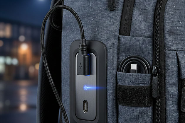 USB charging backpack