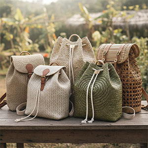 Woven Backpacks