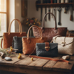 Woven Leather Bags