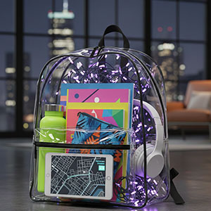 clear bag backpack
