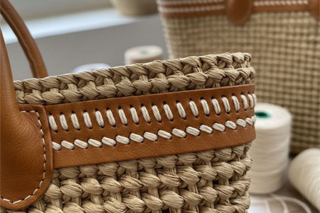 double stitched tote