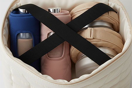 large toiletry bag for full size bottles