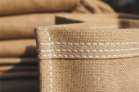 overlock edge woven bag